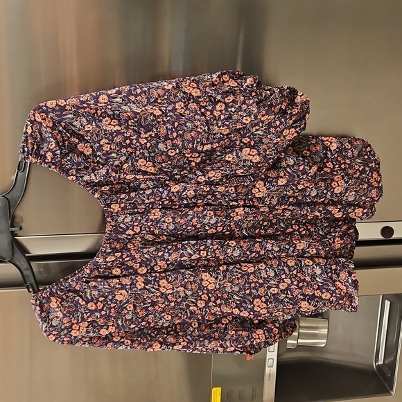 💕NATALIE MARTIN💕 Ella Top ~ Petite Fleur Print Aubergine In Pink Large NWT - Picture 5 of 11